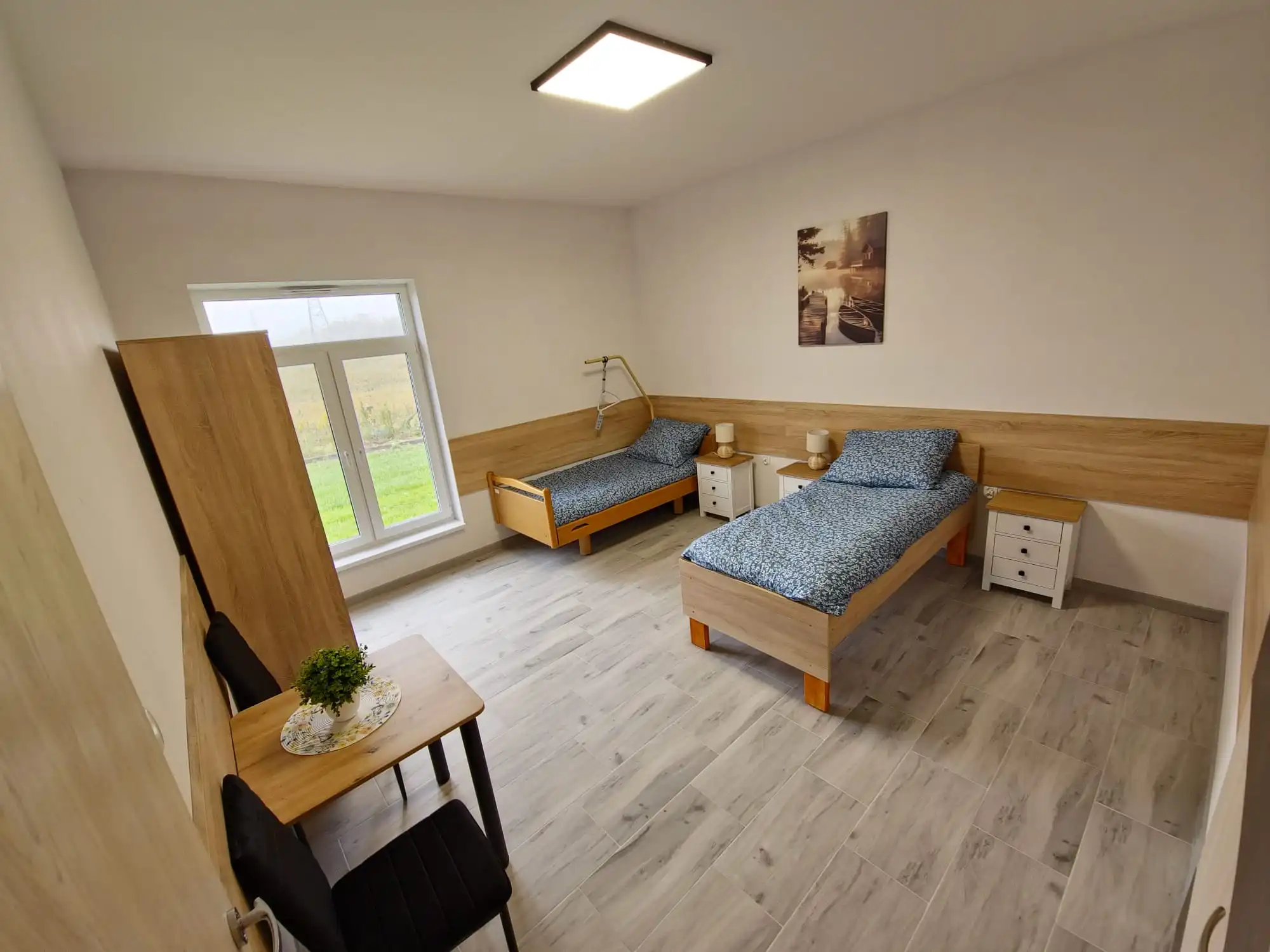 Pokój z widokiem na zieleń